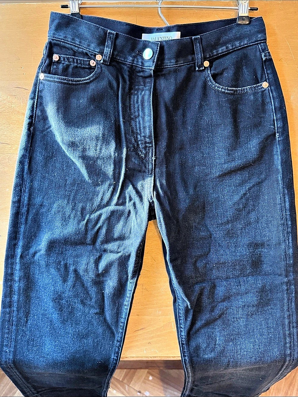 Valentino Straight Leg Jeans Black - Women’s Size 26 - Like New